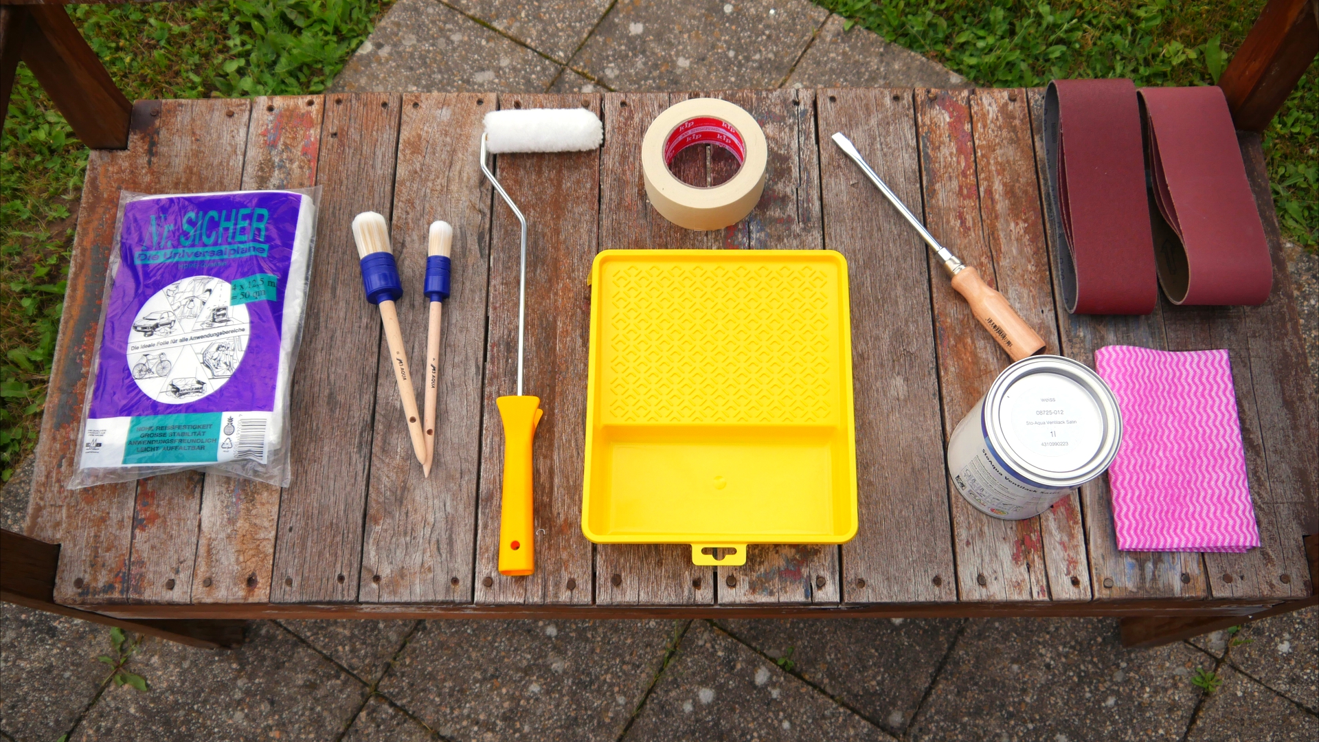 farbenbote-bank-streichen-materialien